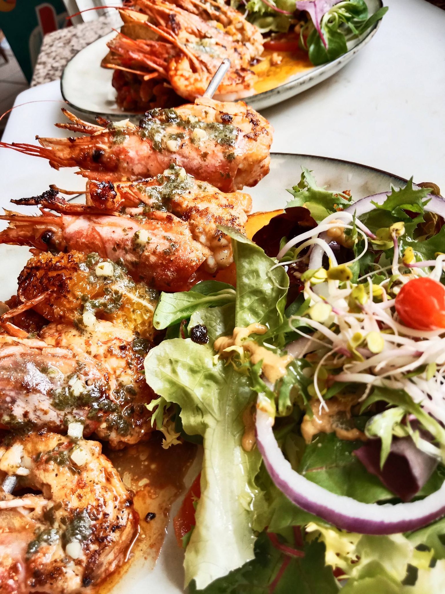 Gambas grillées