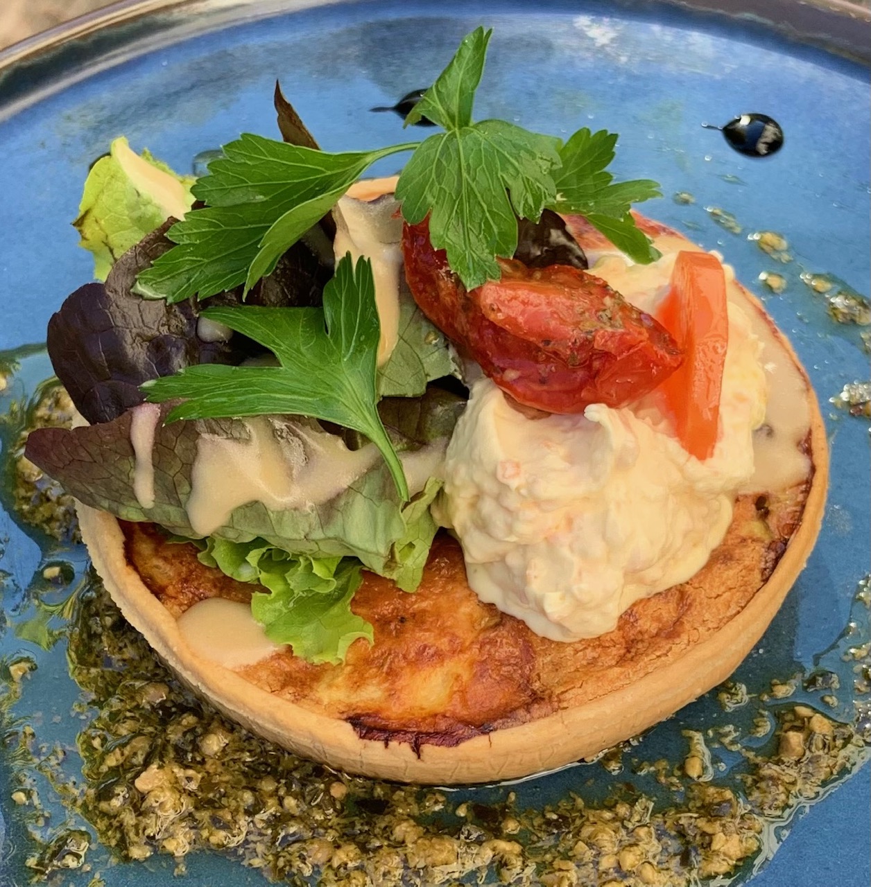 Quiche burrata